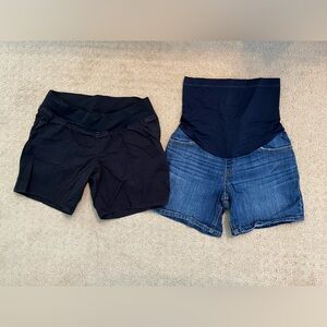 Lot of 2 Liz Lange Maternity Shorts